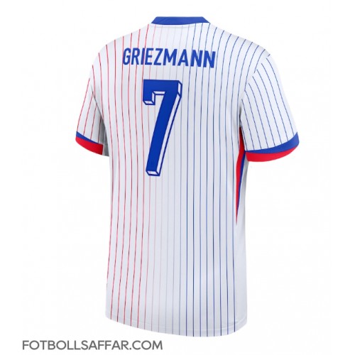 Frankrike Antoine Griezmann #7 Bortatröja EM 2024 Kortärmad